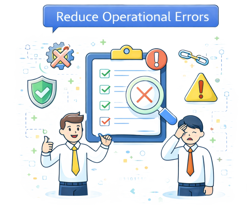 Reduce Operational Errors