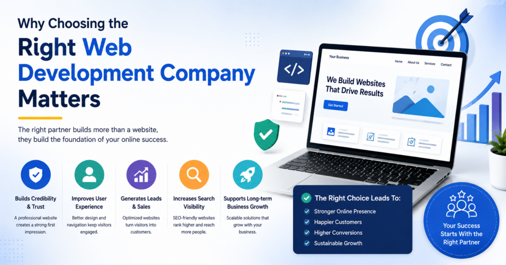 Why Choosing the Right Web Development Company Matters